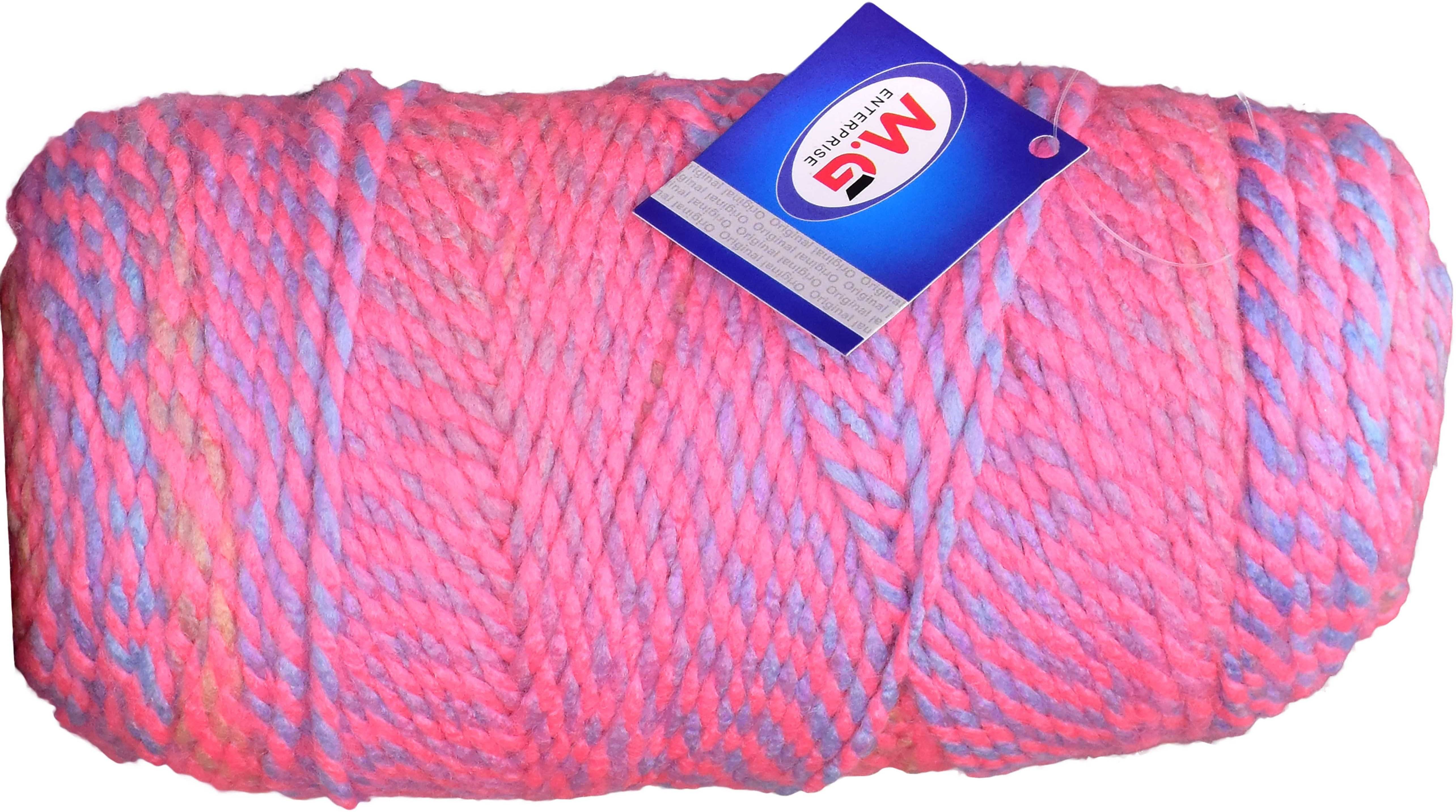    			Zebra Deep Pink (150 gm)  Wool Ball Hand knitting wool / Art Craft soft fingering crochet hook yarn, needle knitting yarn thread dye L MD