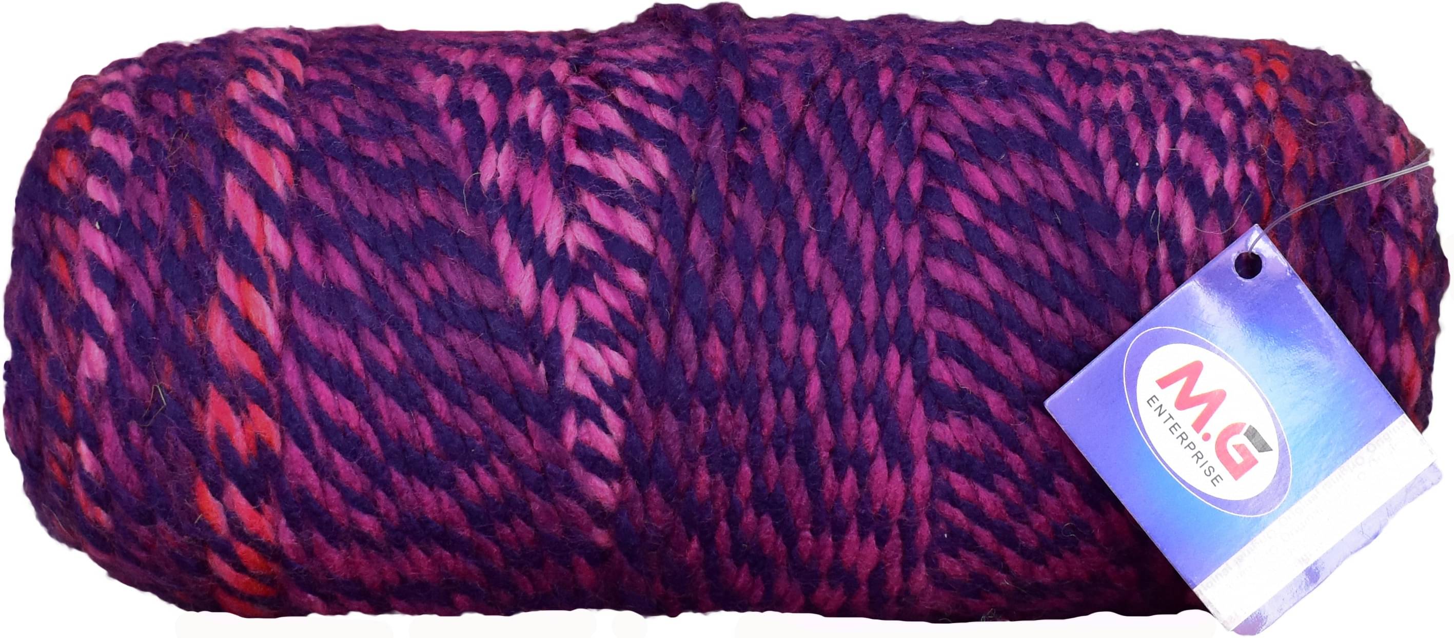     			Zebra Purple (450 gm)  Wool Ball Hand knitting wool / Art Craft soft fingering crochet hook yarn, needle knitting yarn thread dyed