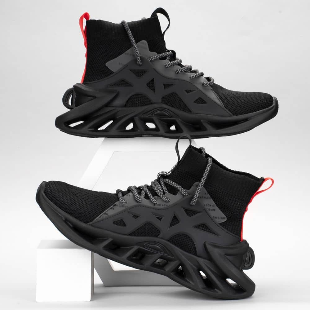 ATOM Alphabounce Black Men's Sneakers - Casual Shoes | Buy online on ZillyBuy