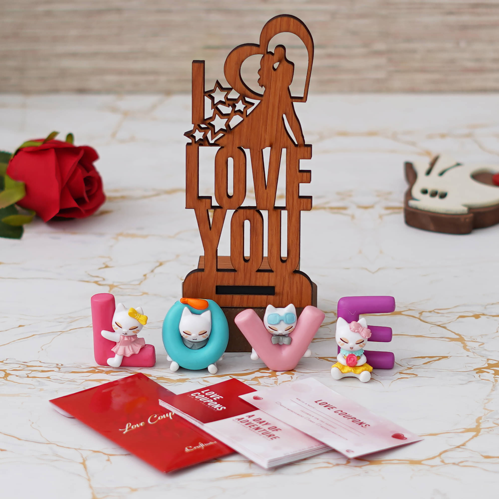     			eCraftIndia Red Paper Valentine Hamper