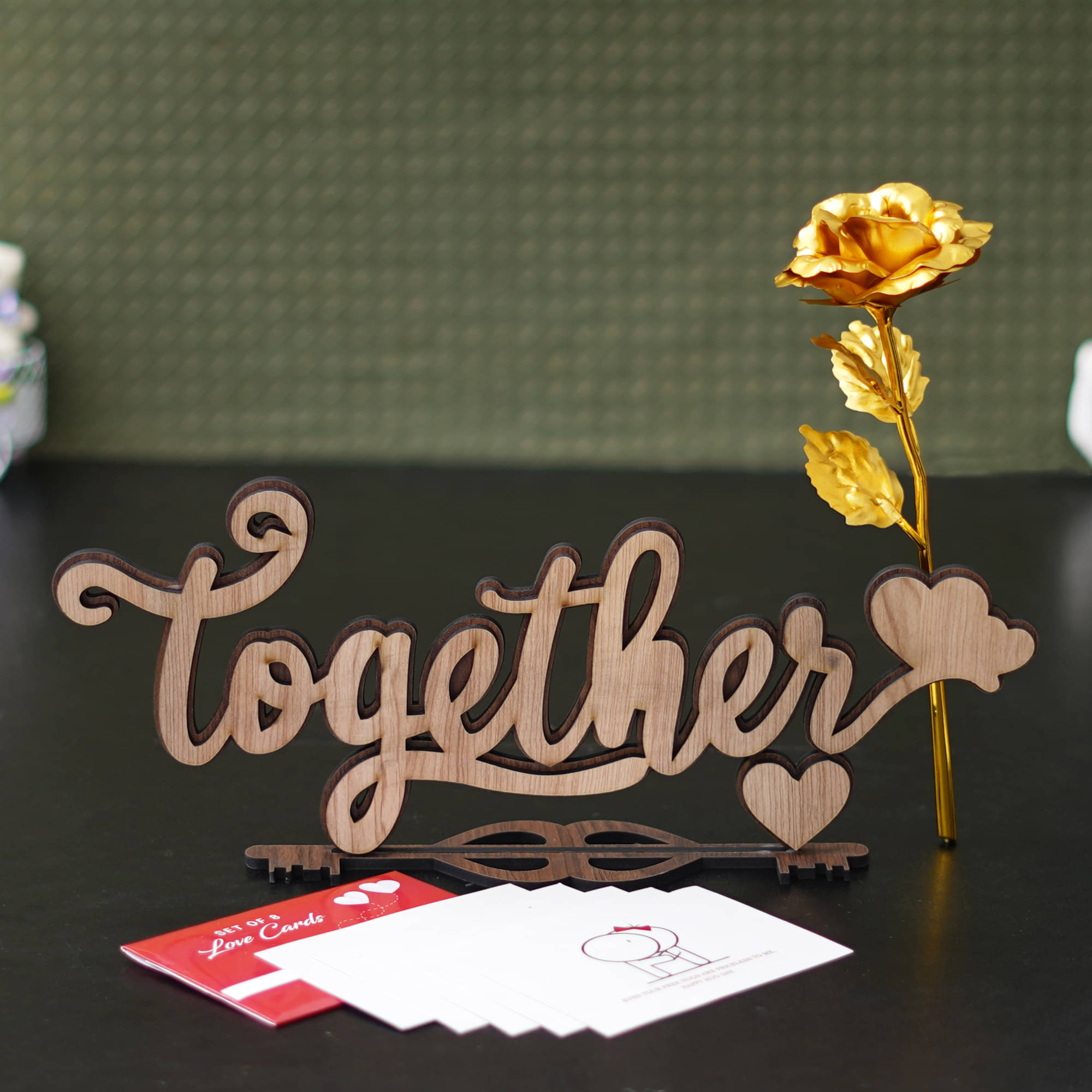     			eCraftIndia Red Paper Valentine Hamper