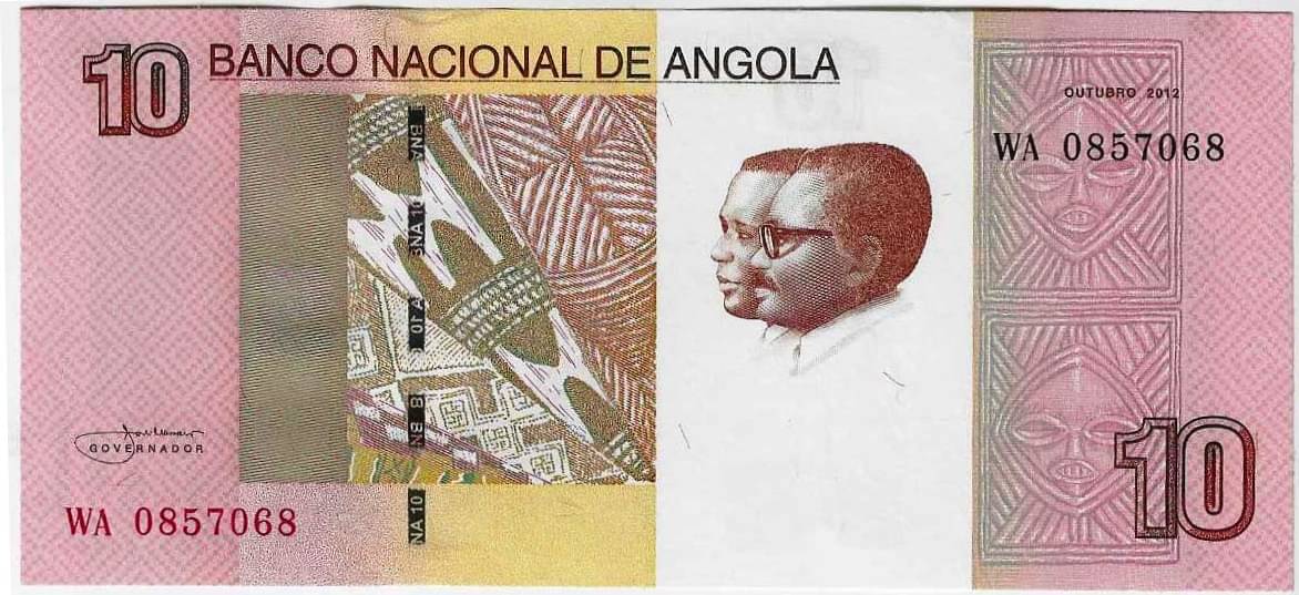     			10 Banco Angola UNC Collection Type