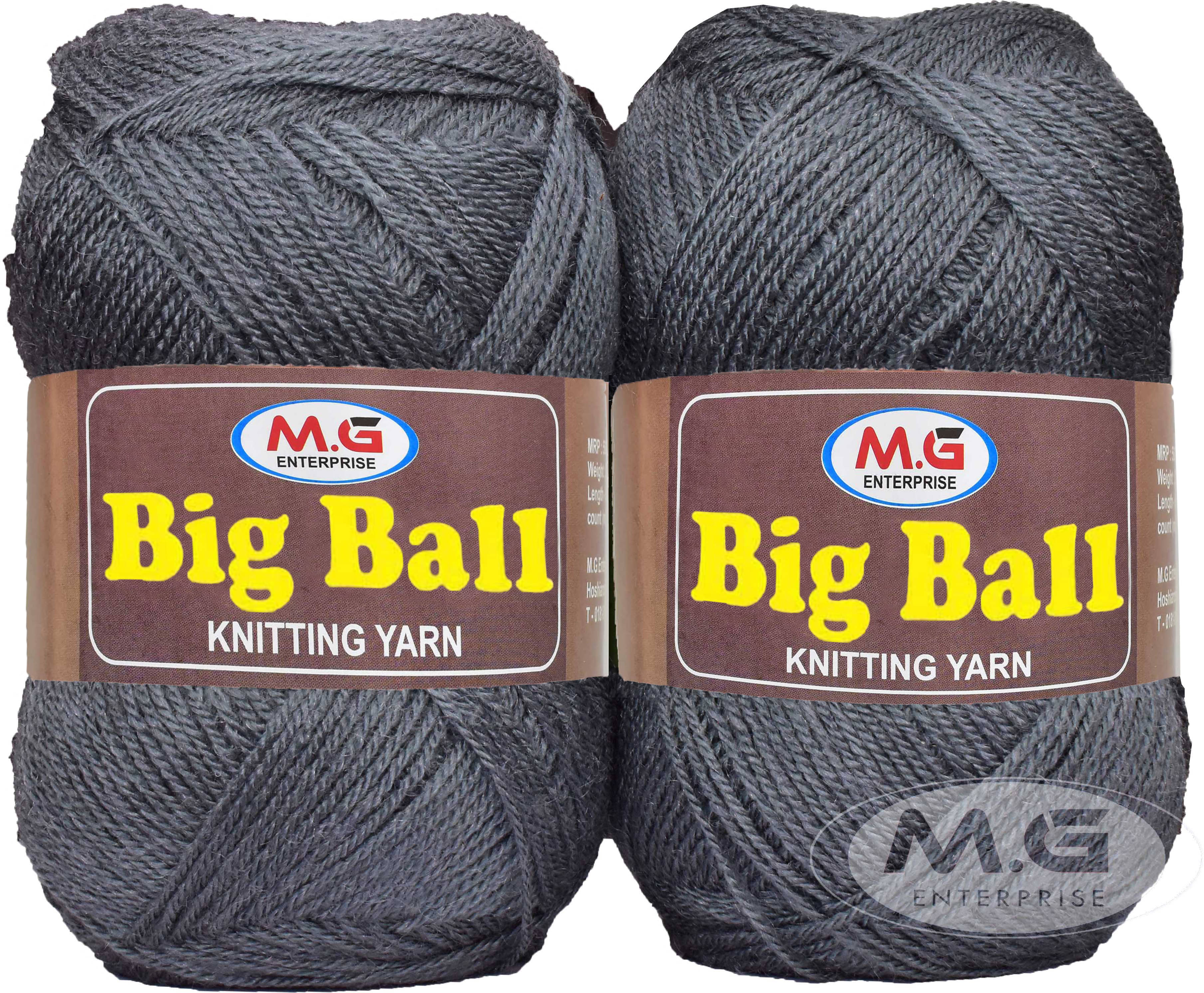 BIG BALL Mouse Grey 600 gm Ball Hand knitting wool -B Art-AJE BIG BALL Mouse Grey 600 gm Ball Hand knitting wool -B Art-AJE