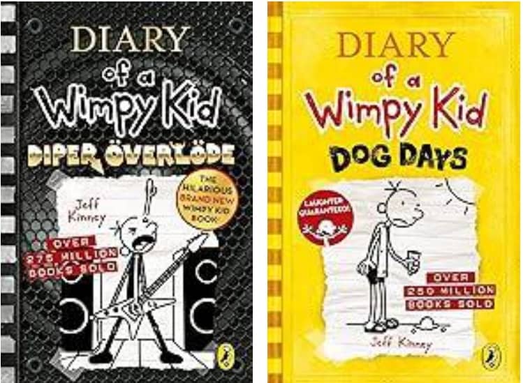 Diary of a Wimpy Kid : Diper Ã–verlode + Dog Days - Stationery | Buy online on ZillyBuy