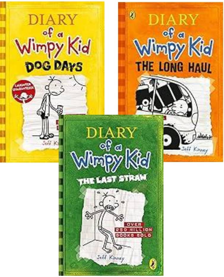 Diary of a Wimpy Kid: Dog Days + The Long Haul + The Last Straw - Stationery | Buy online on ZillyBuy