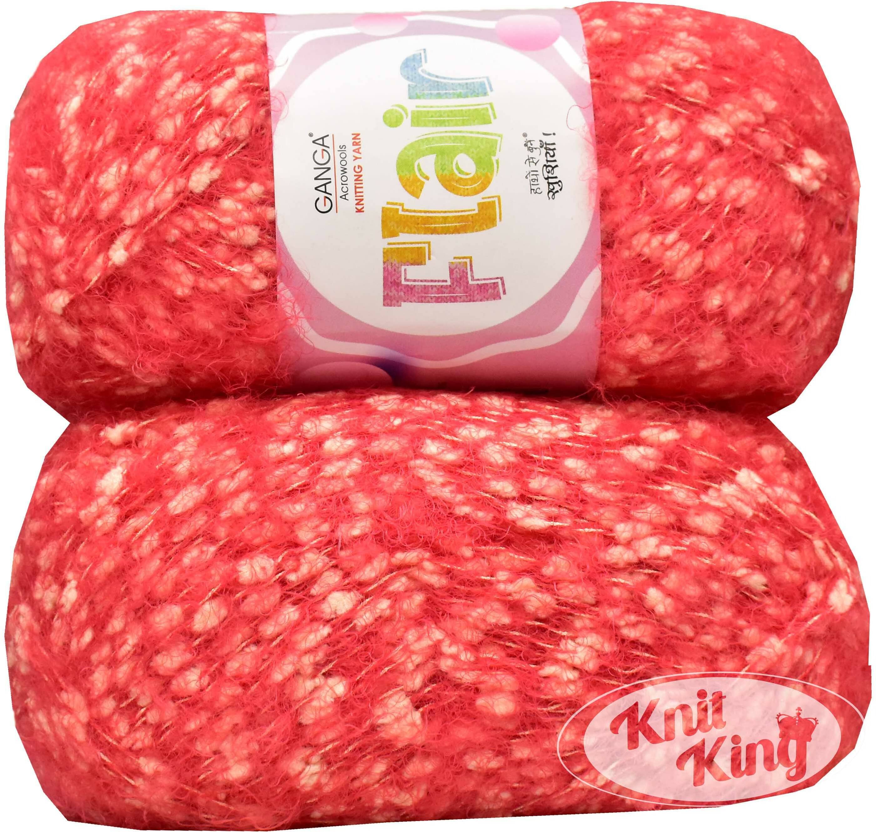 GAN GA Flair Deep Gajri 200 gms Wool Ball Hand knitting wool -I Art-AEFI GAN GA Flair Deep Gajri 200 gms Wool Ball Hand knitting wool -I Art-AEFI