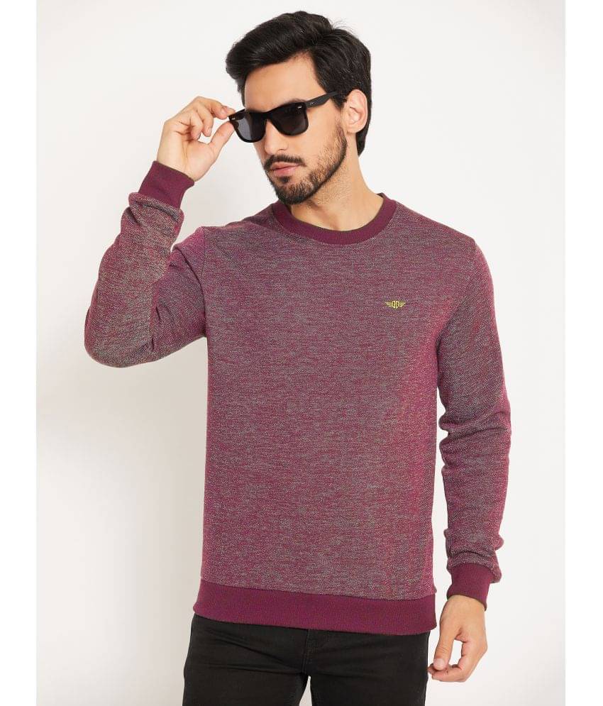     			GET GOLF Cotton Blend Round Neck Men's Sweatshirt - Mauve ( Pack of 1 )