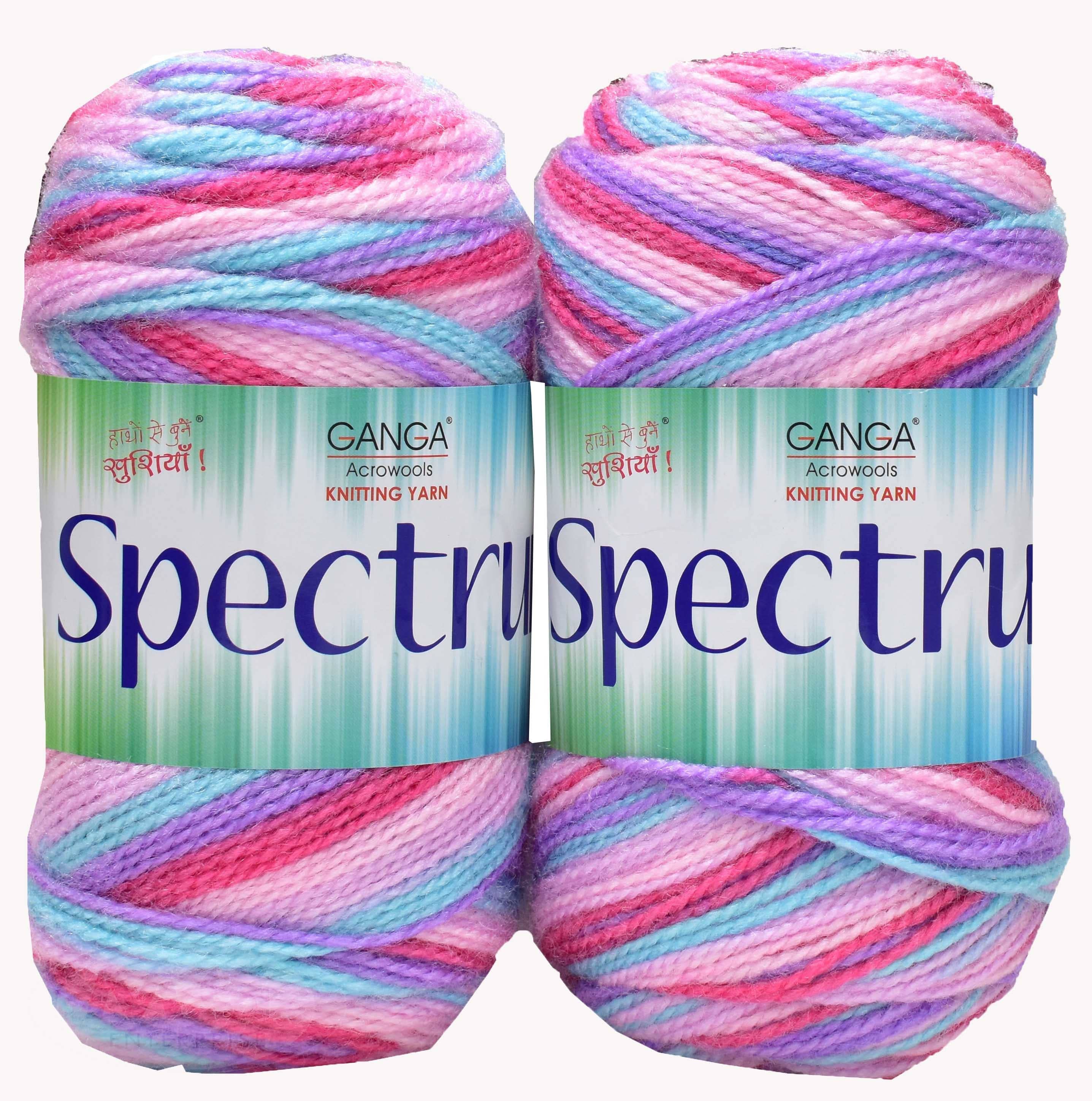 Ganga Spectrum K_K Magenta (200 gm)  wool ART-GHI