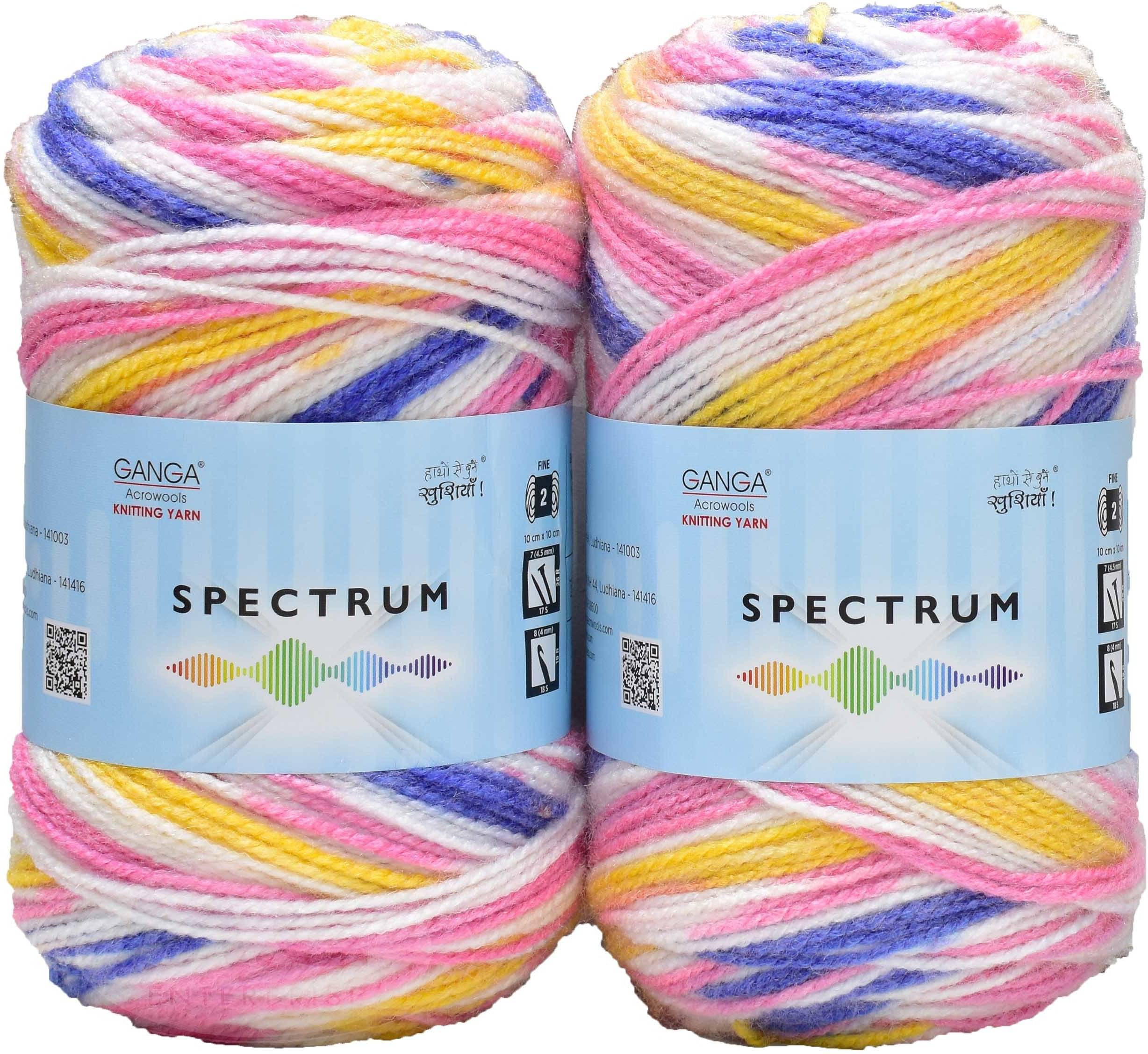 Ganga Spectrum K_K Mayo (cream) (300 gm) wool ART-GIC Ganga Spectrum K_K Mayo (cream) (300 gm) wool ART-GIC