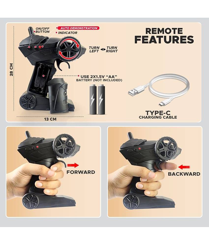 NHR - Blue Plastic Car ( Pack of 1 )