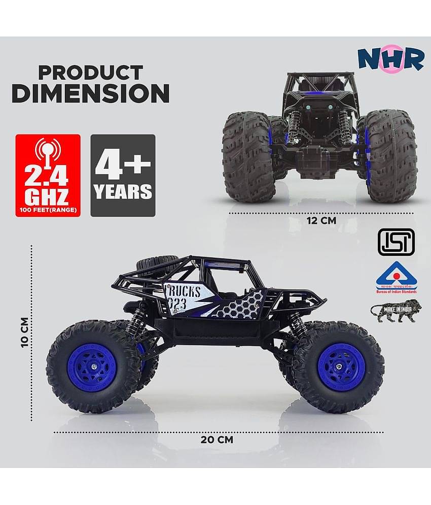 NHR - Blue Plastic Car ( Pack of 1 )