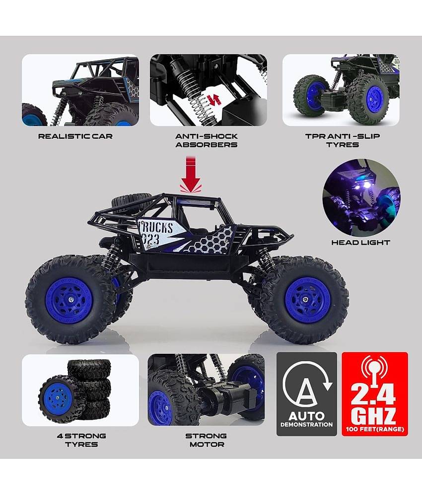 NHR - Blue Plastic Car ( Pack of 1 )