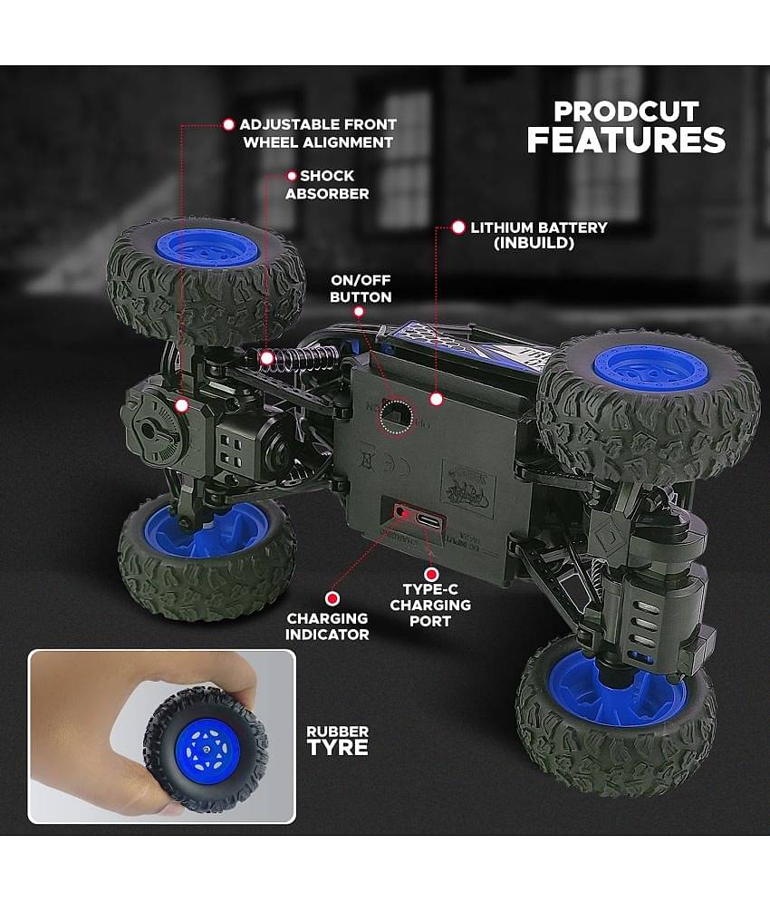 NHR - Blue Plastic Car ( Pack of 1 )