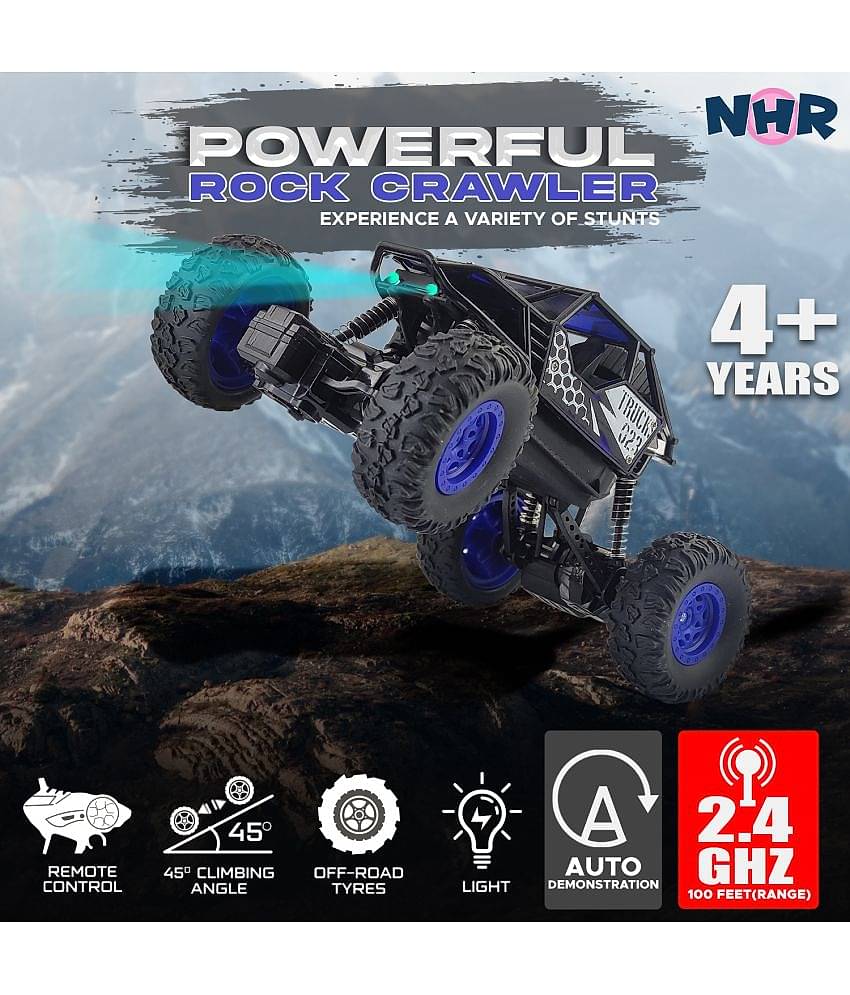 NHR - Blue Plastic Car ( Pack of 1 )