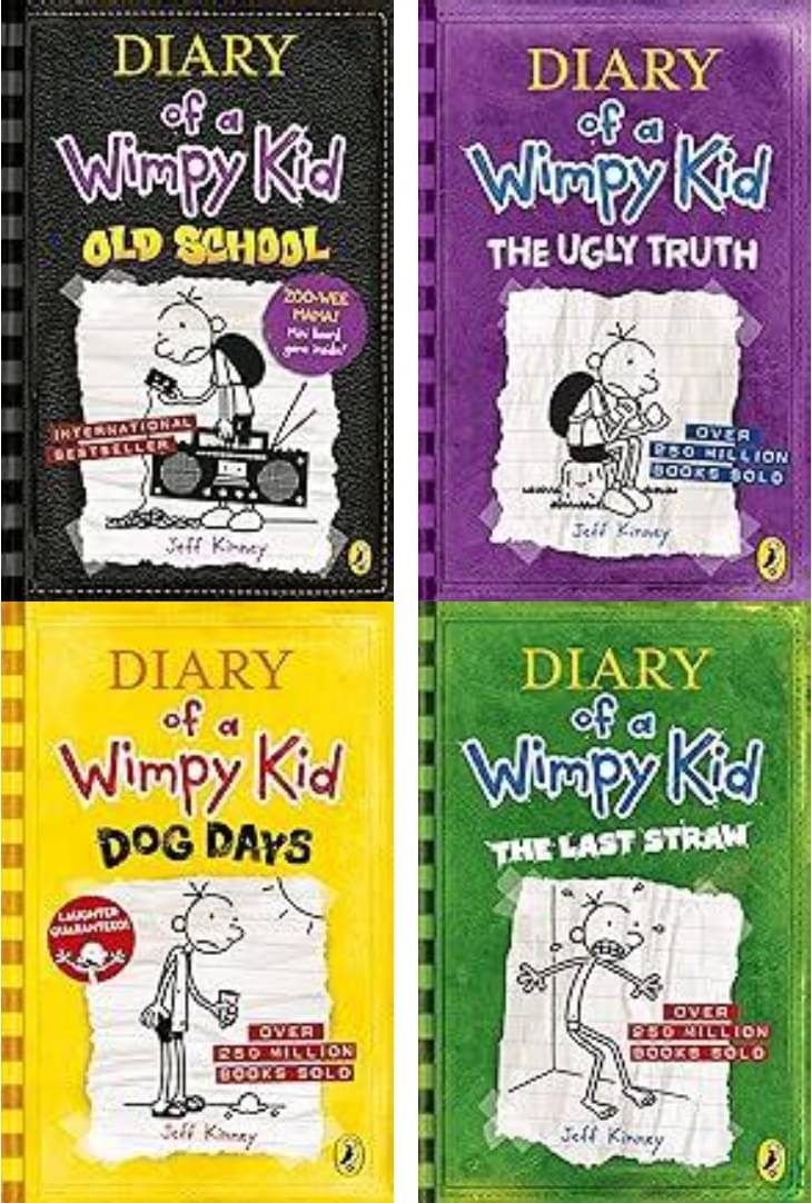     			Diary of a Wimpy Kid: Old School + The Ugly Truth + Dog Days + The Last Straw