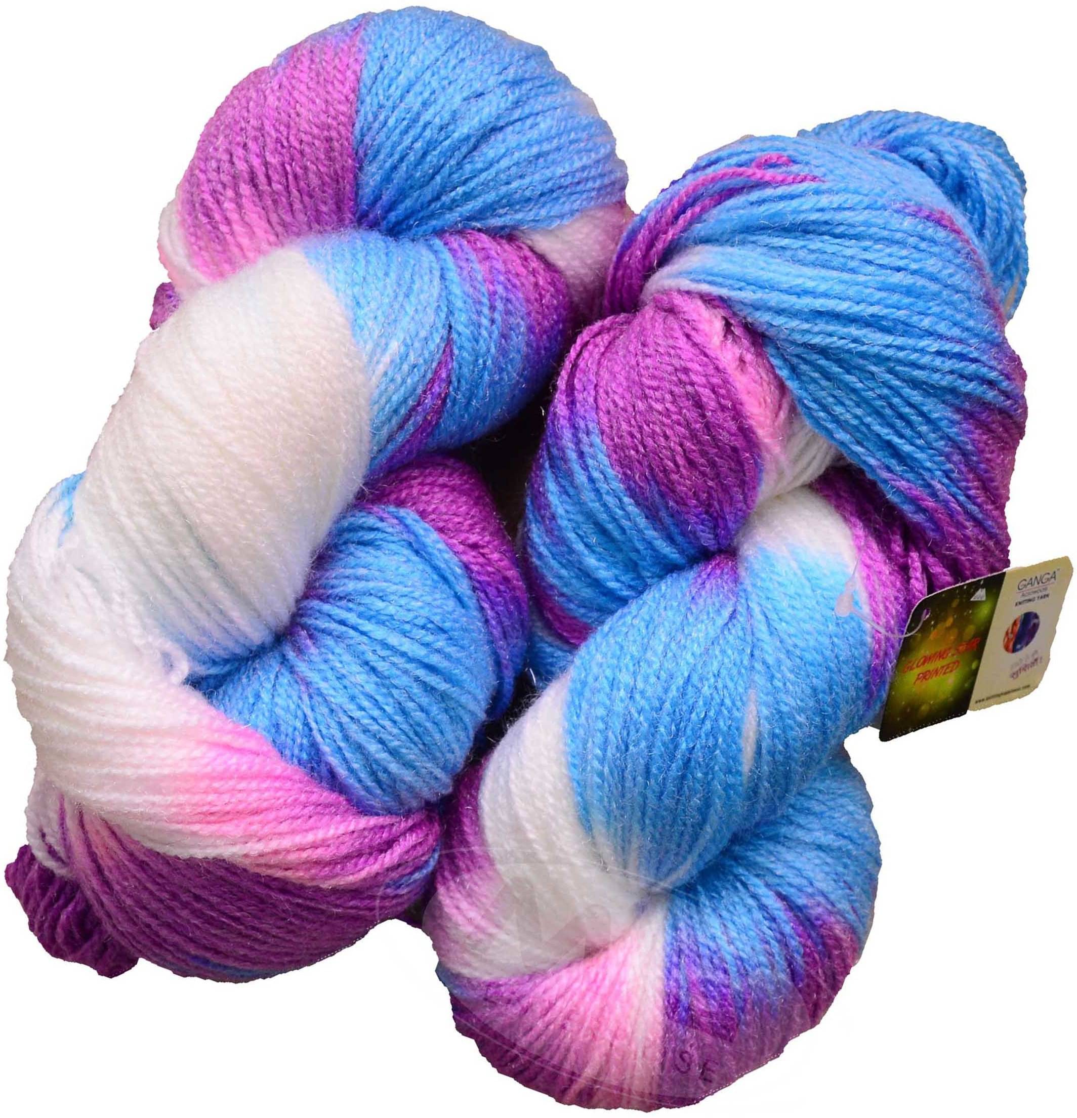     			Represents Ganga Glow Knitting Yarn Wool, Flourish  400 gm . Art-CJC
