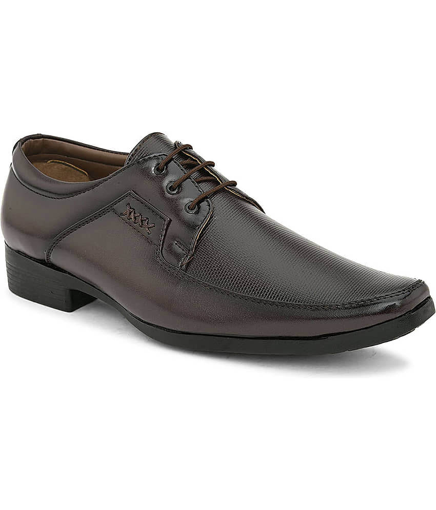 Sir Corbett Brown Men's Derby Formal Shoes - Formal Shoes | Buy online on ZillyBuy
