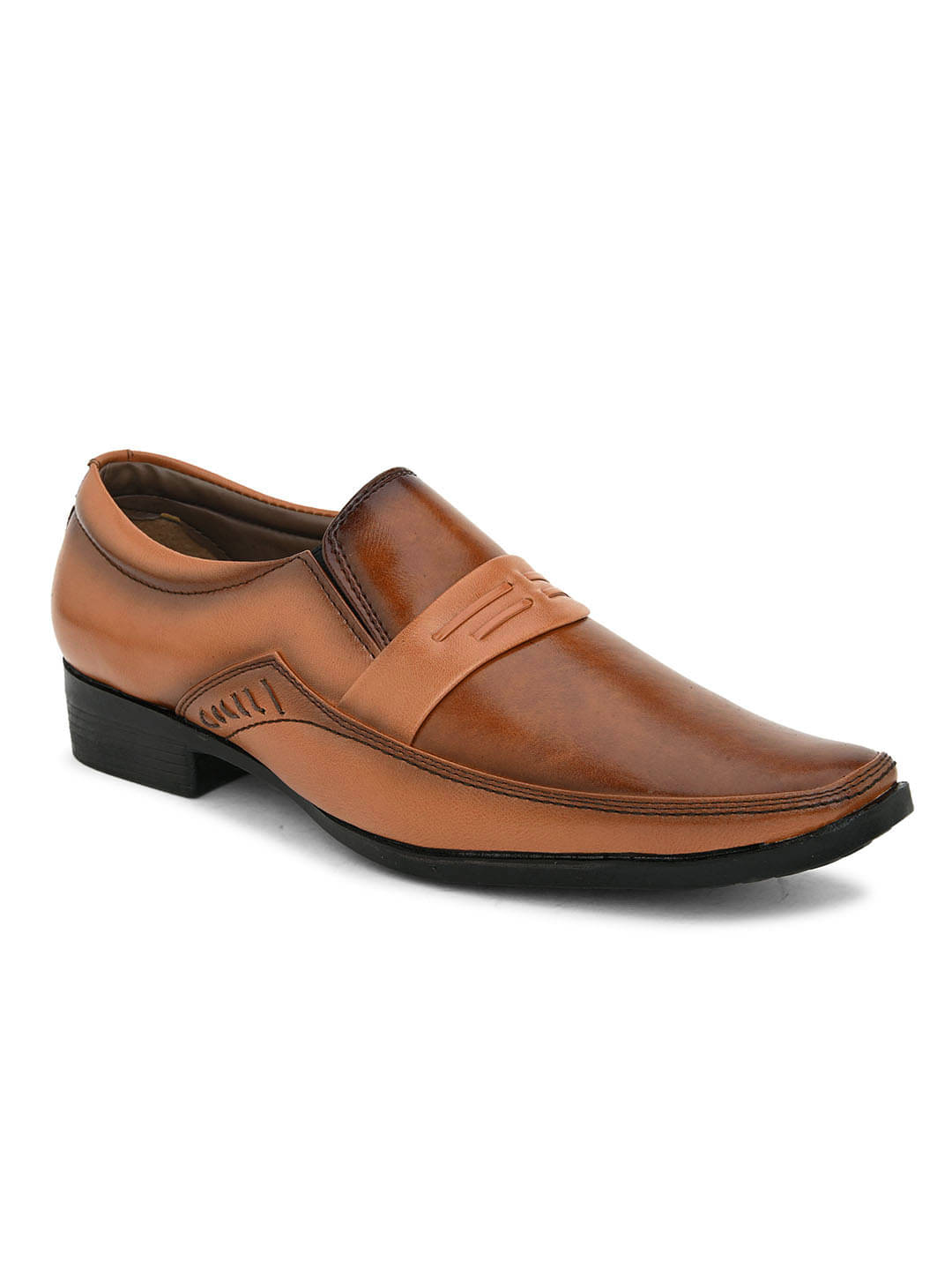Sir Corbett Tan Men's Slip On Formal Shoes Sir Corbett Tan Men's Slip On Formal Shoes