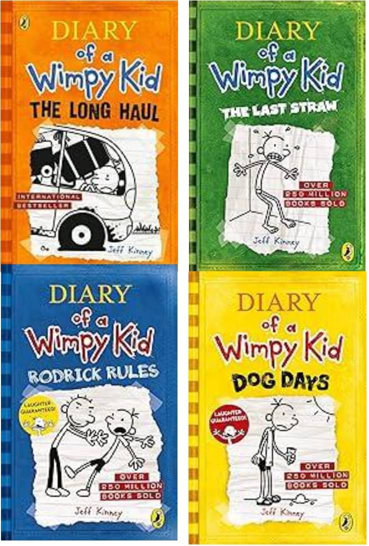     			Diary of a Wimpy Kid: The Long Haul + The Last Straw + Rodrick Rules + Dog Days