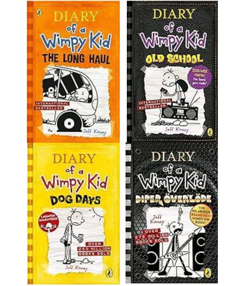 Diary of a Wimpy Kid: The Long Haul + The Last Straw + Dog Days + Diper Ã–verlode - Stationery | Buy online on ZillyBuy