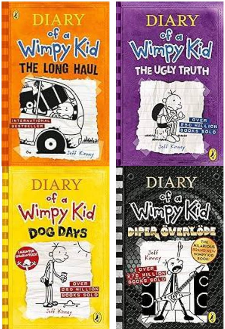 Diary of a Wimpy Kid: The Long Haul + The Ugly Truth + Dog Days + Diper Ã–verlode - Stationery | Buy online on ZillyBuy