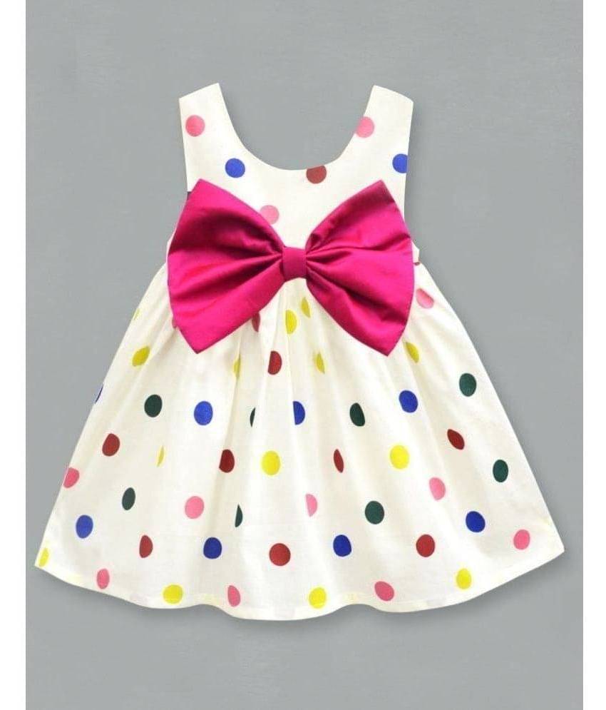 A.T.U.N. Cotton Frock For Girls ( Pack of 1 , Cream ) A.T.U.N. Cotton Frock For Girls ( Pack of 1 , Cream )