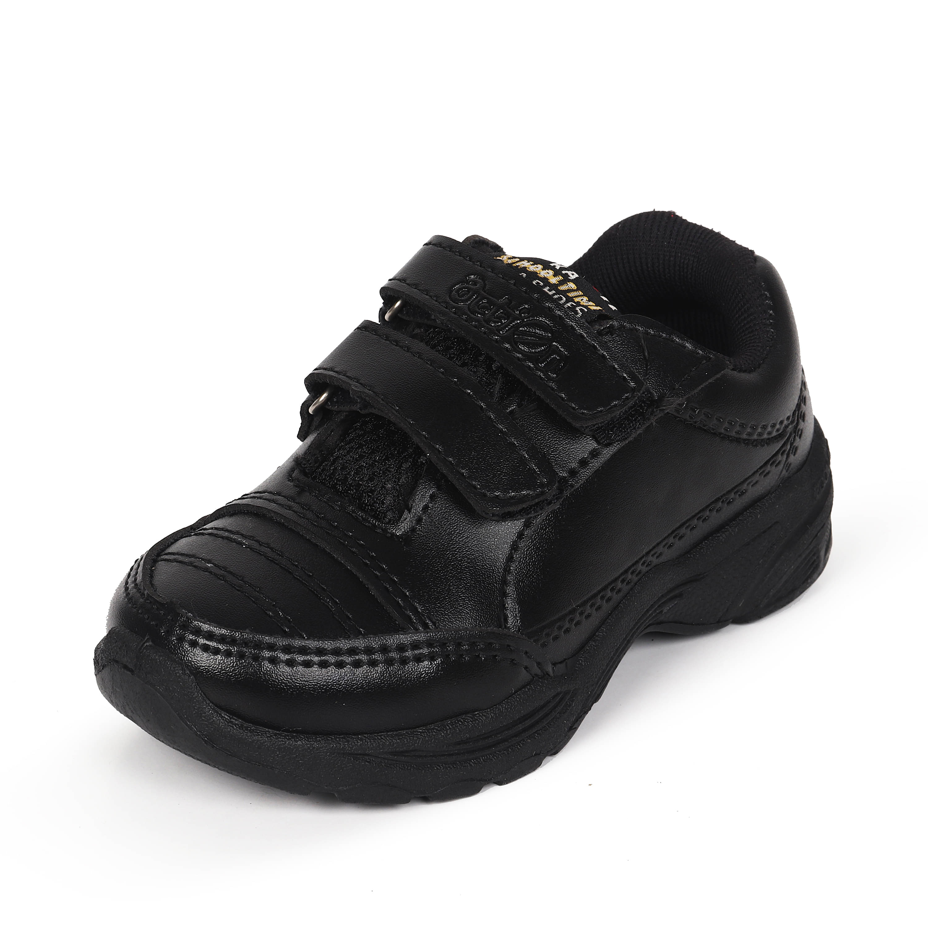     			Action - Black Boy's School Shoes ( 1 Pair )