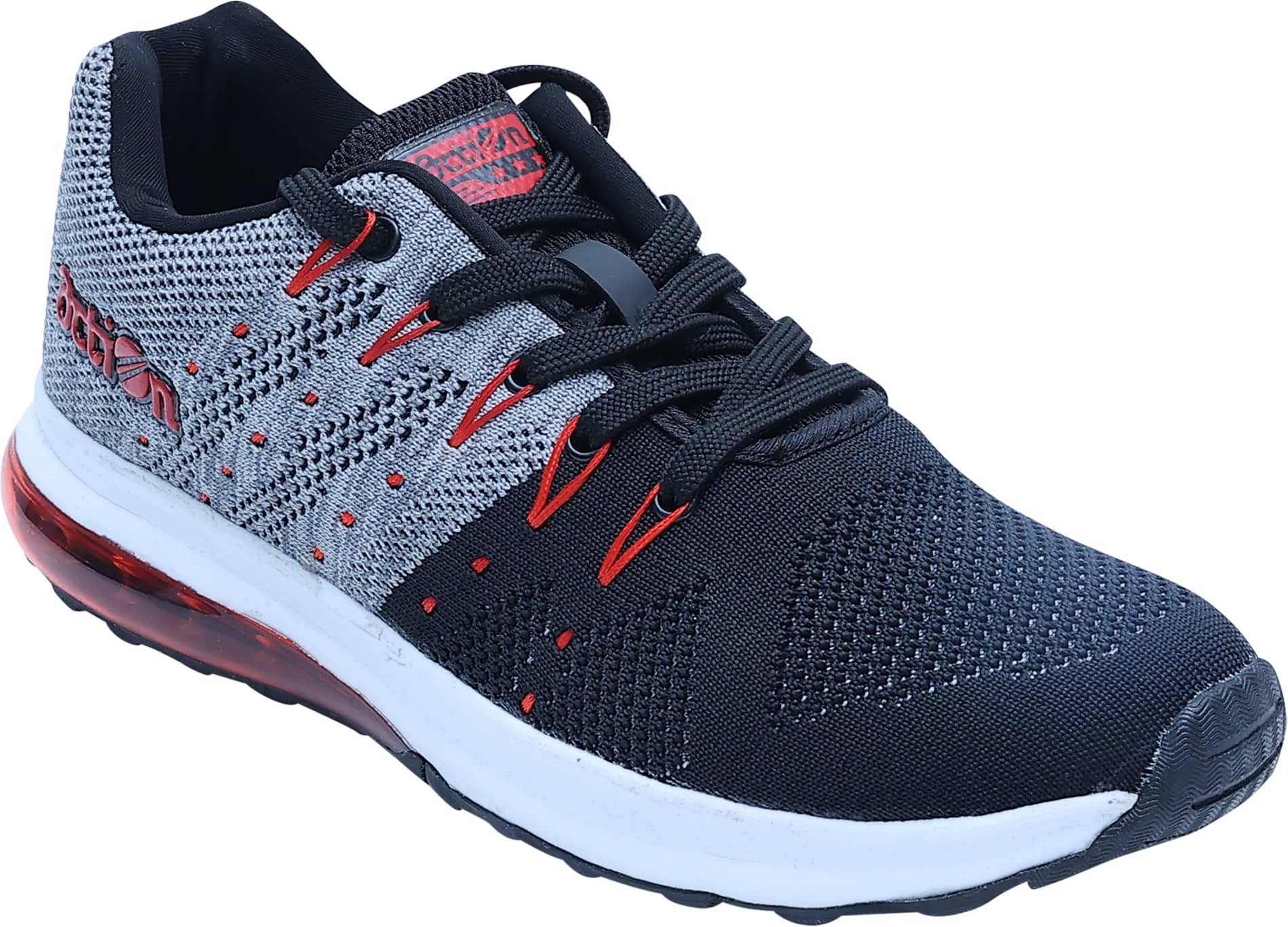 Action Sports Shoes Black Men's Sports Running Shoes - Sports Shoes | Buy online on ZillyBuy