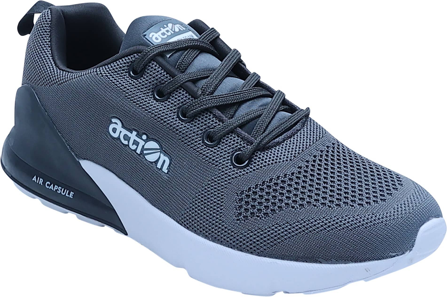 Action Sports Shoes Gray Men's Sports Running Shoes - Sports Shoes | Buy online on ZillyBuy