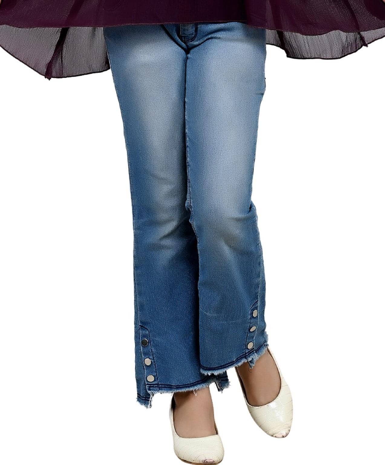 Arshia Fashions Girls Denim Regular Fit Jeans - Jeans | Buy online on ZillyBuy