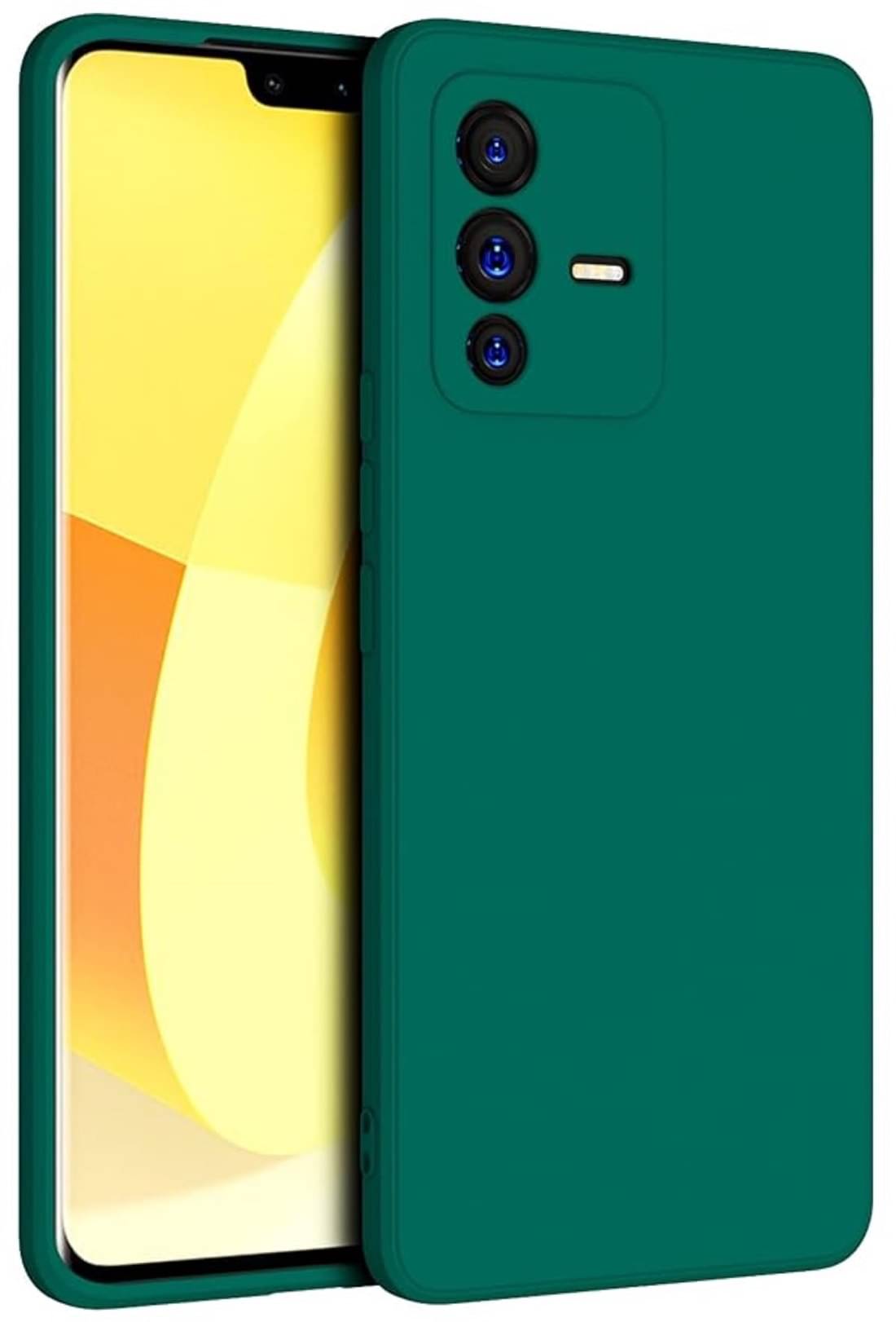     			Case Vault Covers Silicon Soft cases Compatible For Silicon Vivo V23 Pro 5G ( Pack of 1 )