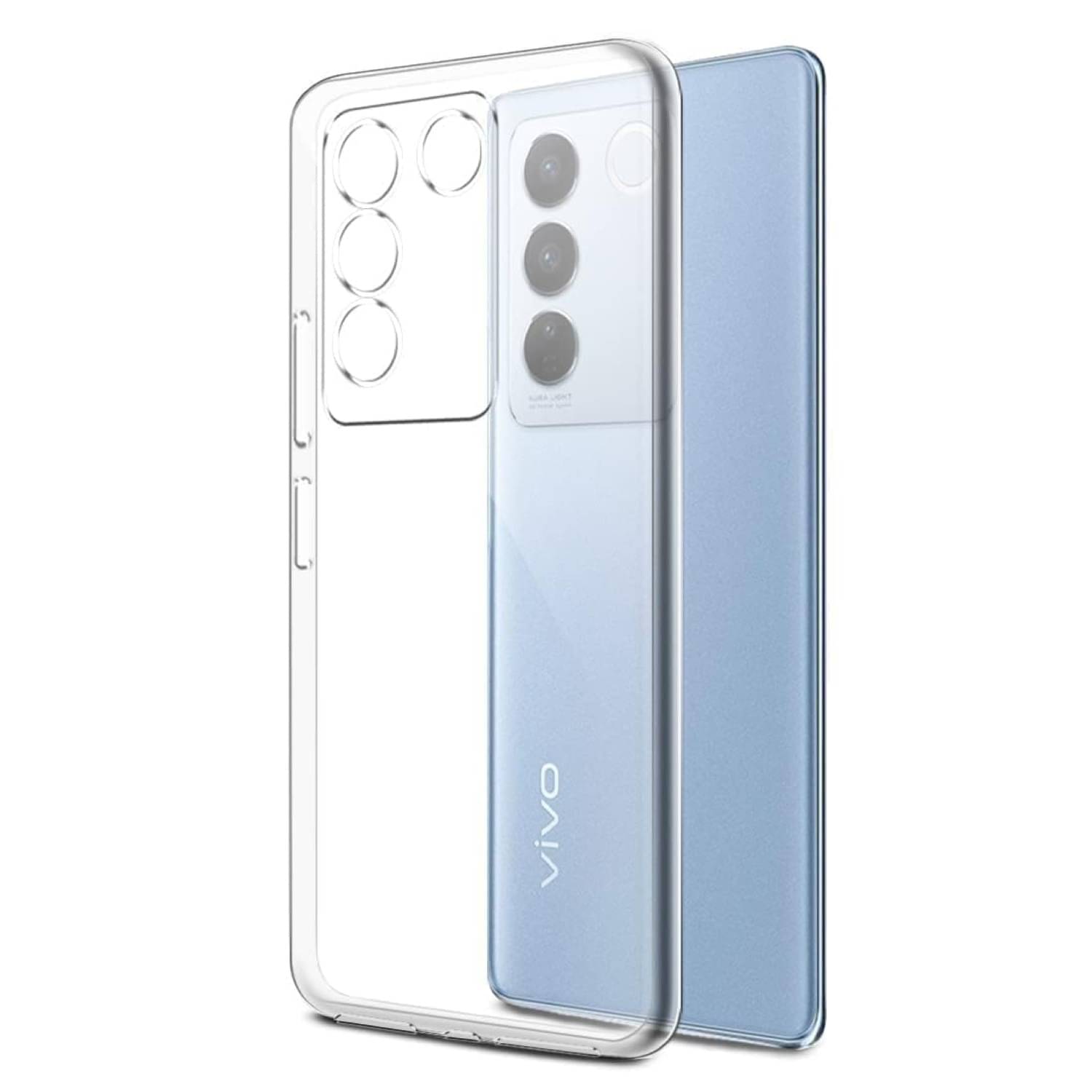     			Case Vault Covers Silicon Soft cases Compatible For Silicon Vivo V27 Pro 5G ( Pack of 1 )