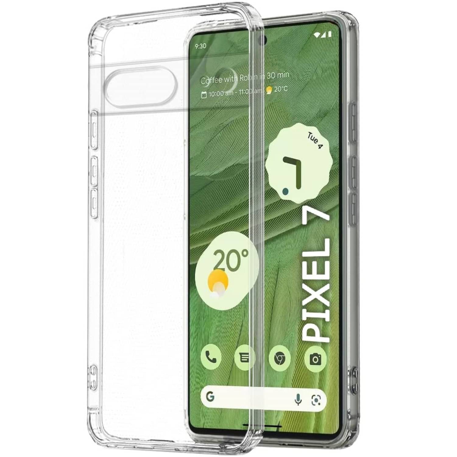     			Case Vault Covers Silicon Soft cases Compatible For Silicon Google Pixel 7 ( Pack of 1 )