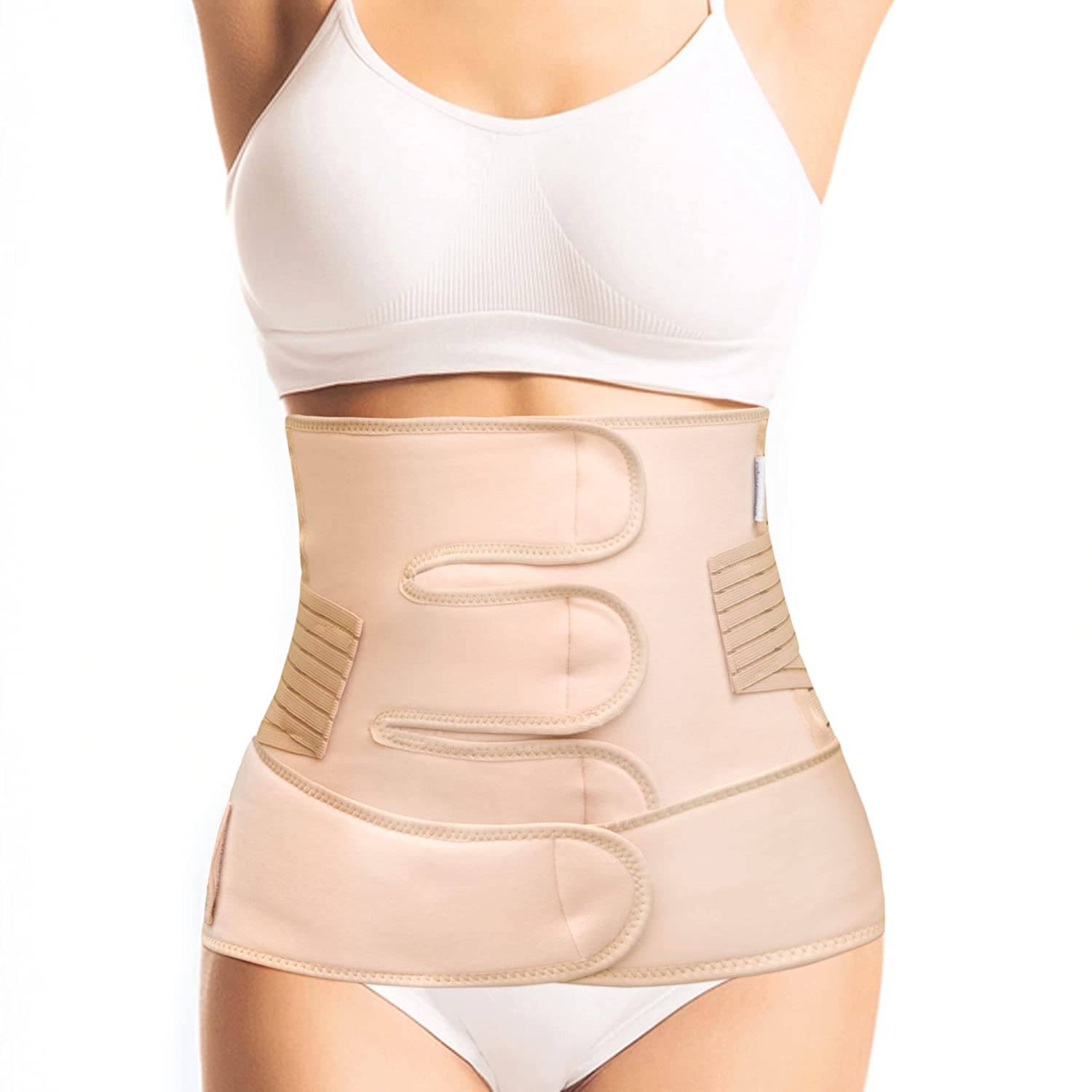    			Expertomind Maternity Belt After Delivery C Section 2-In-1 Abdominal Belt For Women Body Shaper X-LARGE Size Abdominal Binder And Maternity Belt