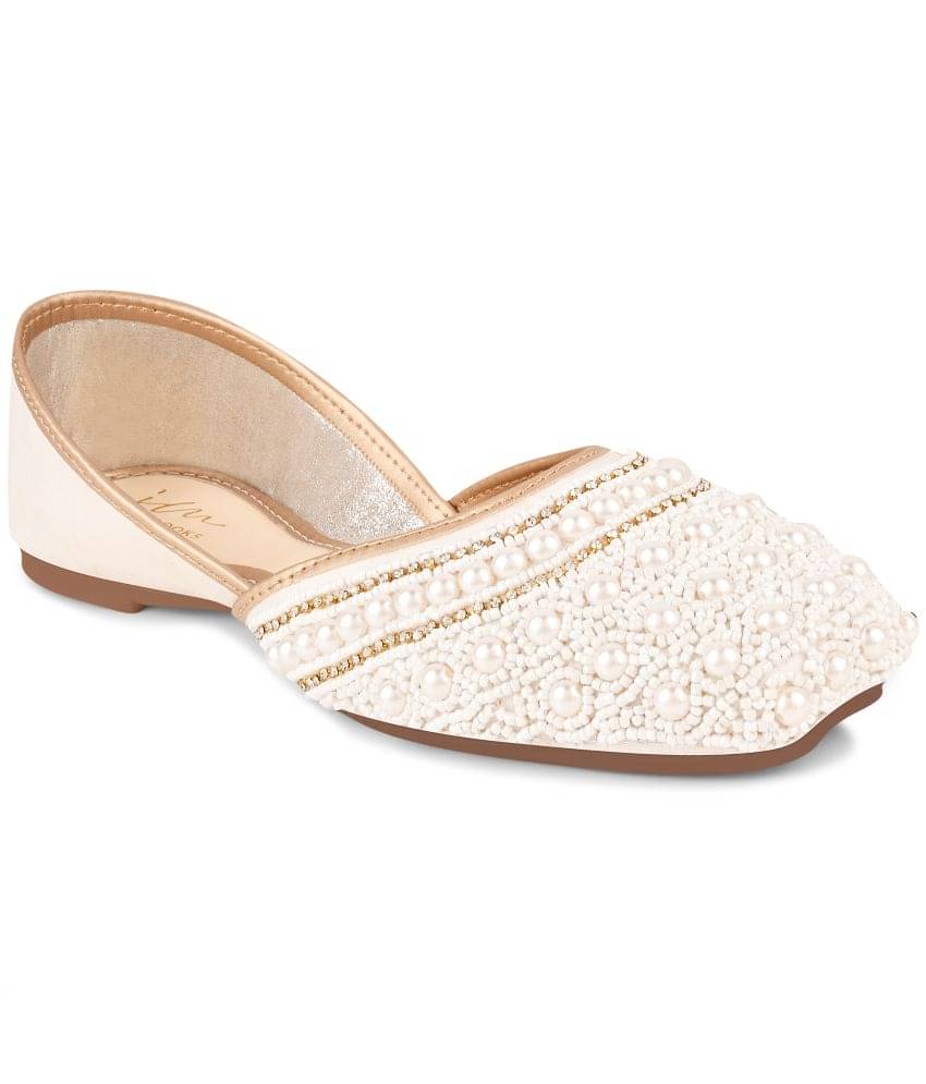 JM Looks White Women's Casual Ballerinas JM Looks White Women's Casual Ballerinas