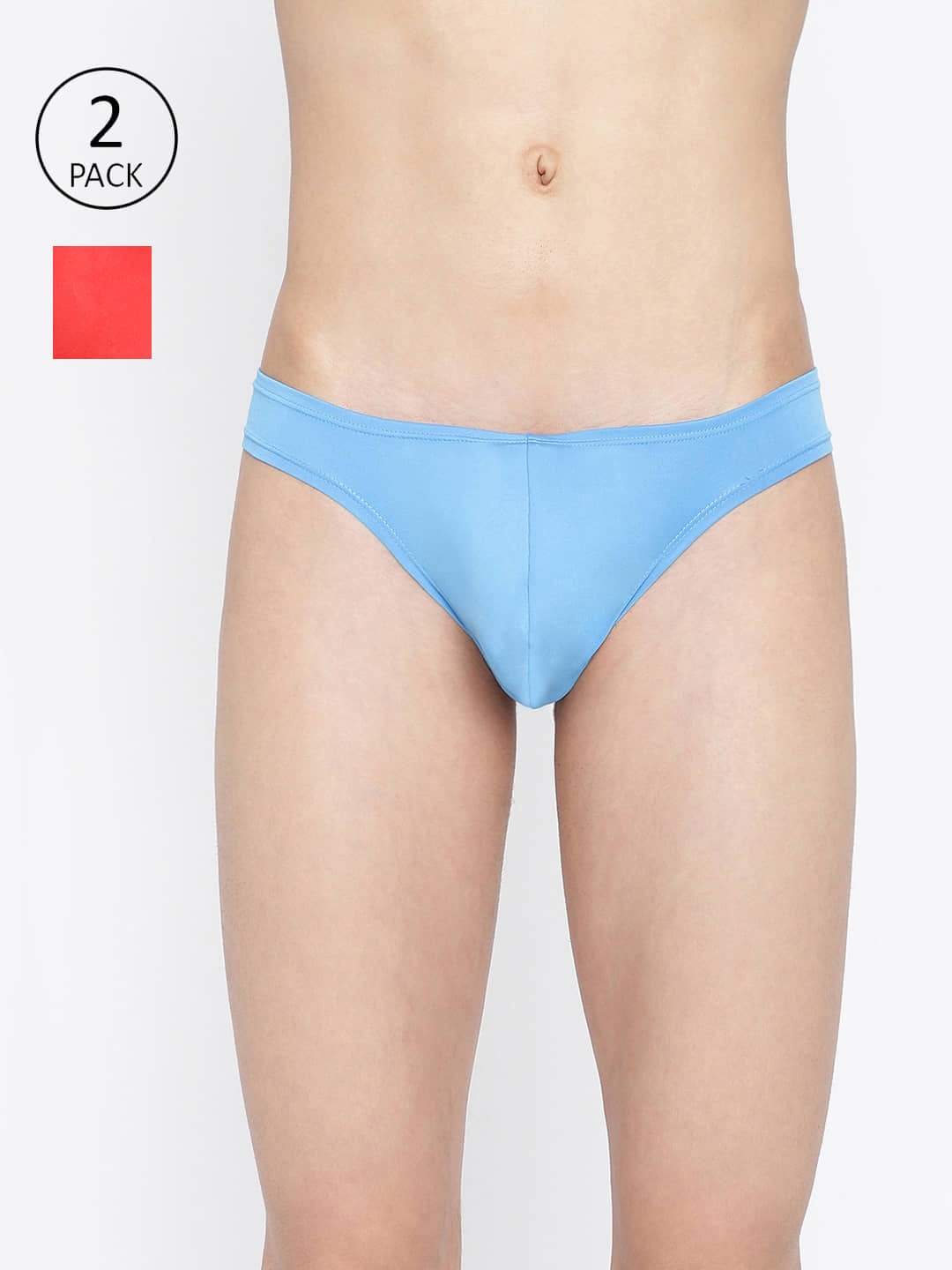 La Intimo Pack of 2 Polyester Briefs For Men's ( Multicolor )