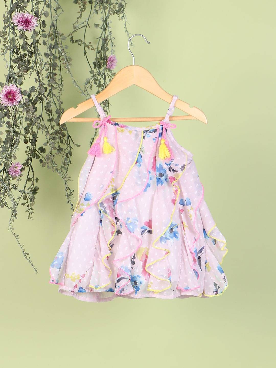     			Nauti Nati Pack of 1 Baby Girls Polyester Dress ( Multicolor )