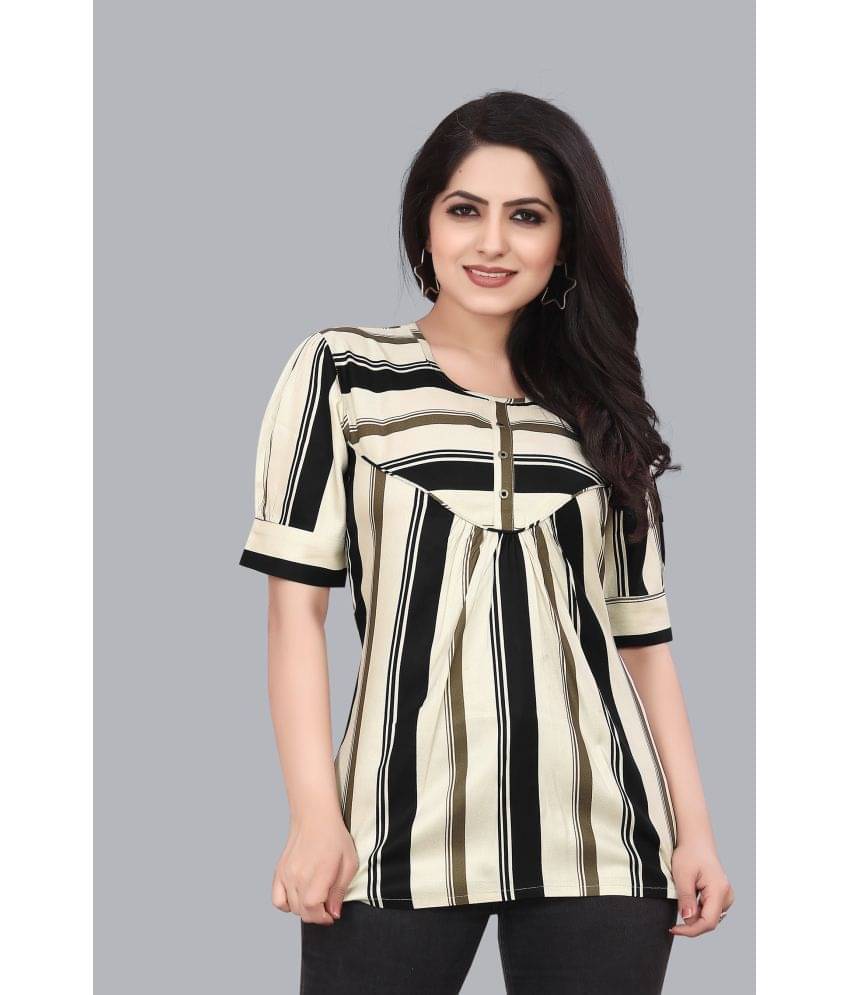 SUR-T Beige Cotton Women's Regular Top ( Pack of 1 ) SUR-T Beige Cotton Women's Regular Top ( Pack of 1 )