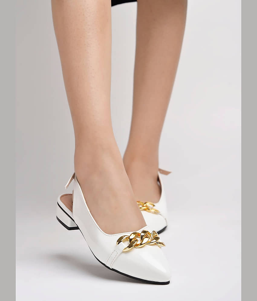 Shoetopia White Women's Casual Ballerinas - Casual Shoes | Buy online on ZillyBuy