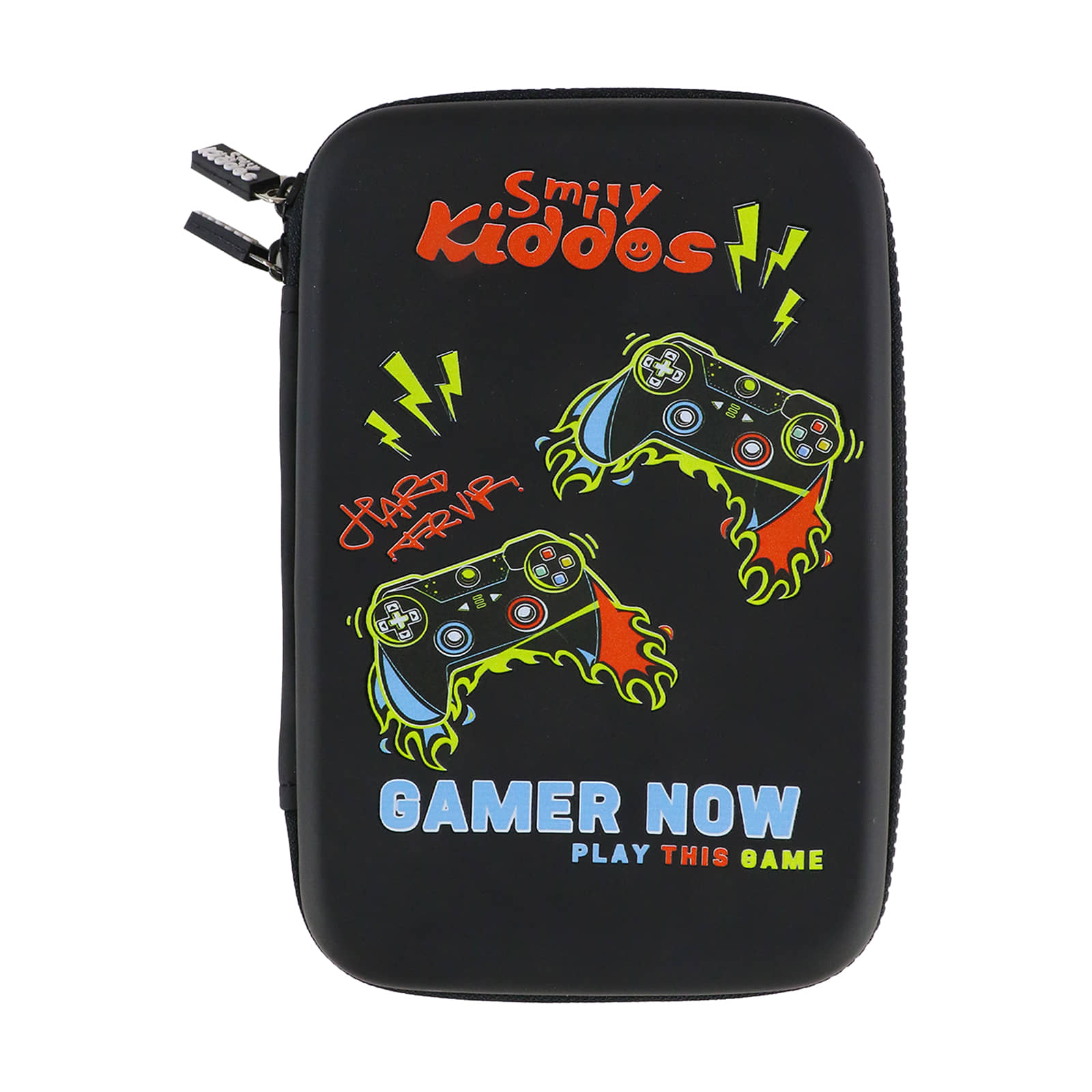 Single compartment Eva pencil case - Video Game Theme