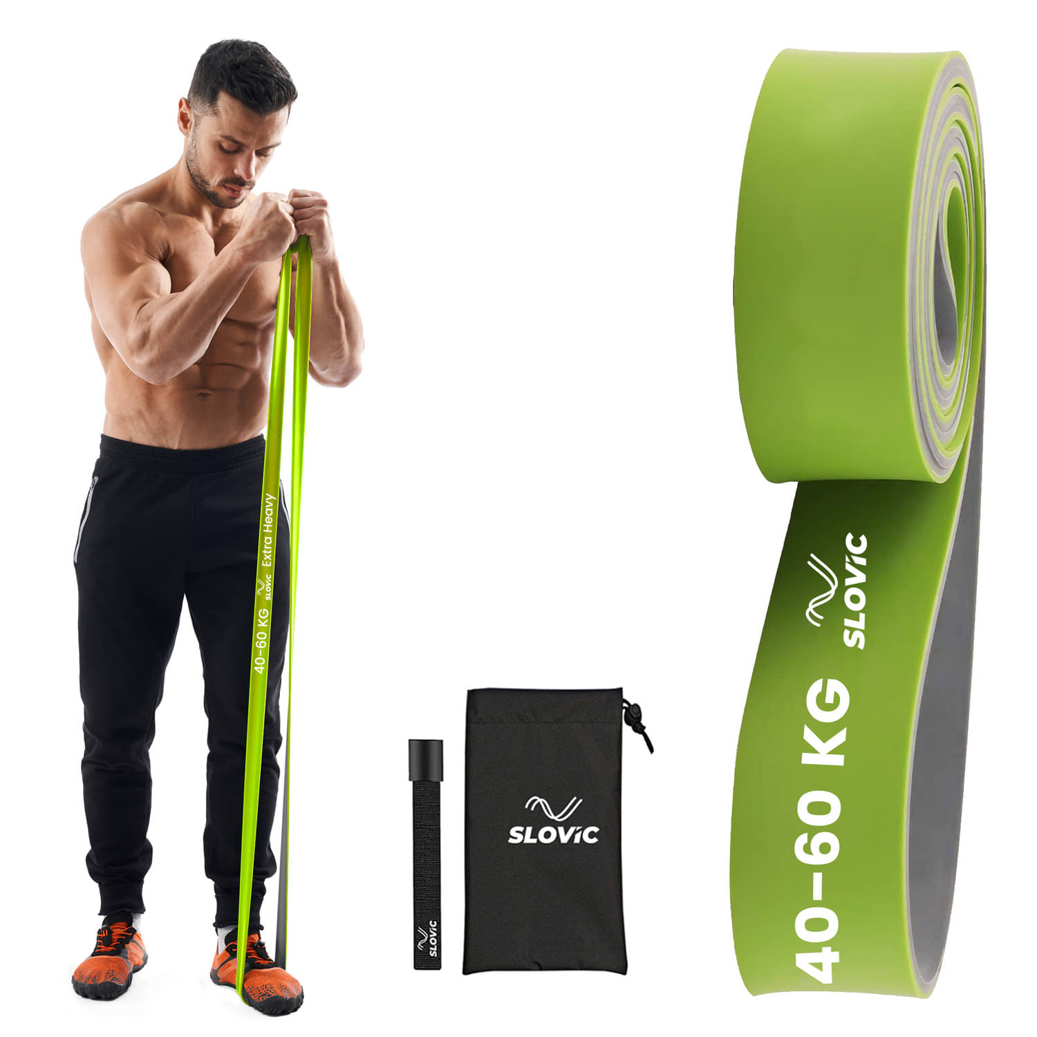 Slovic Latex Flat Resistance Band 25-30 kg Slovic Latex Flat Resistance Band 25-30 kg