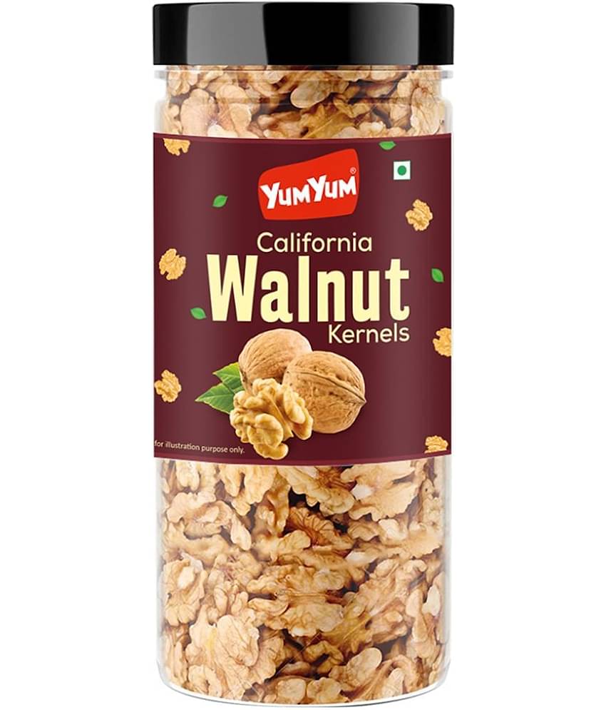YUM YUM California Walnut Kernels 150g, Akhrot Giri Dry Fruits - Walnuts (150 g)