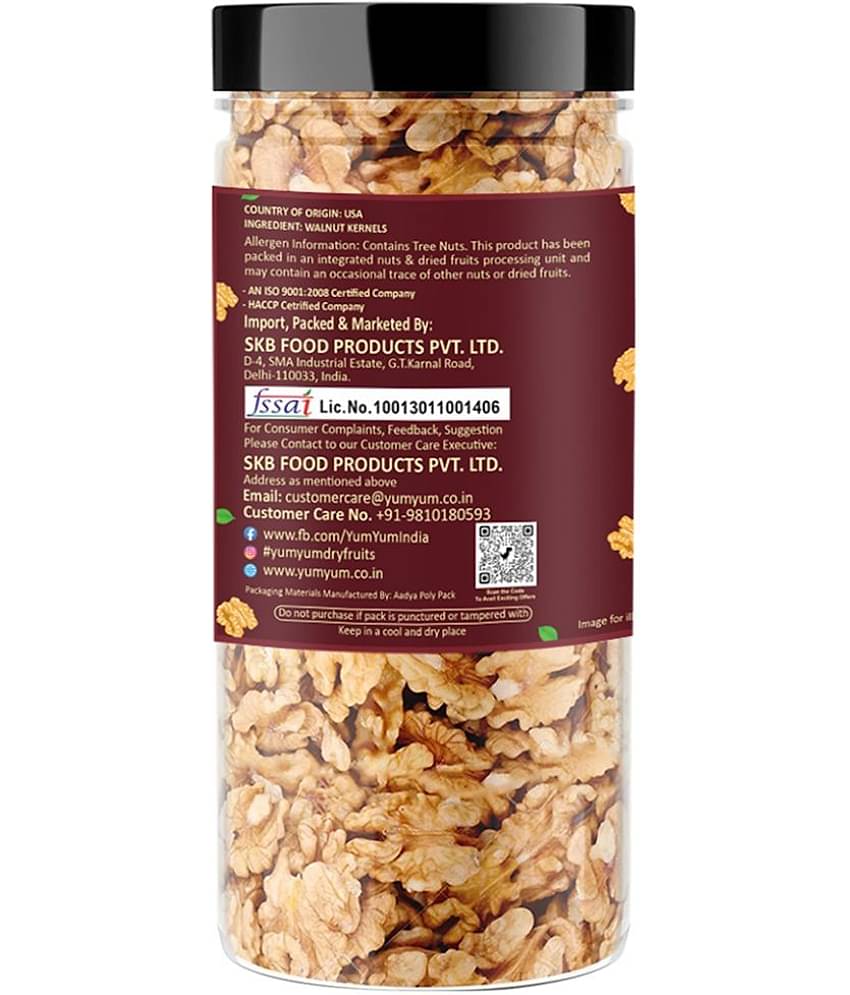 YUM YUM California Walnut Kernels 150g, Akhrot Giri Dry Fruits - Walnuts (150 g)