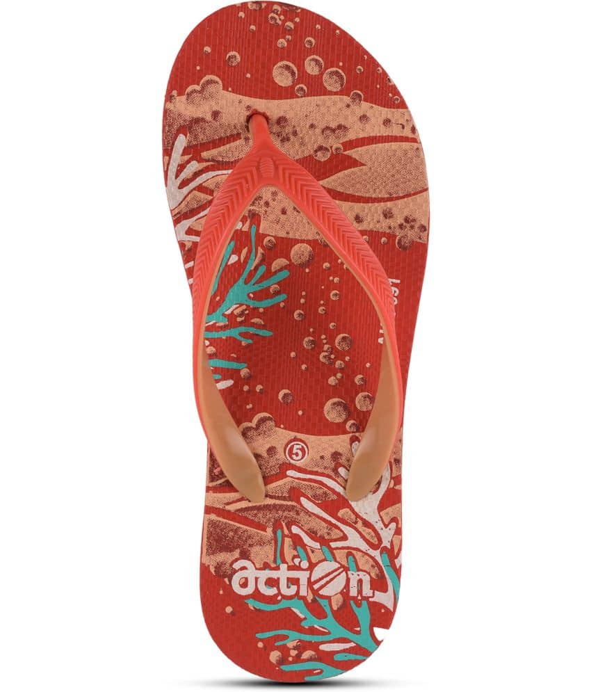 Action Red Women's Daily Slipper