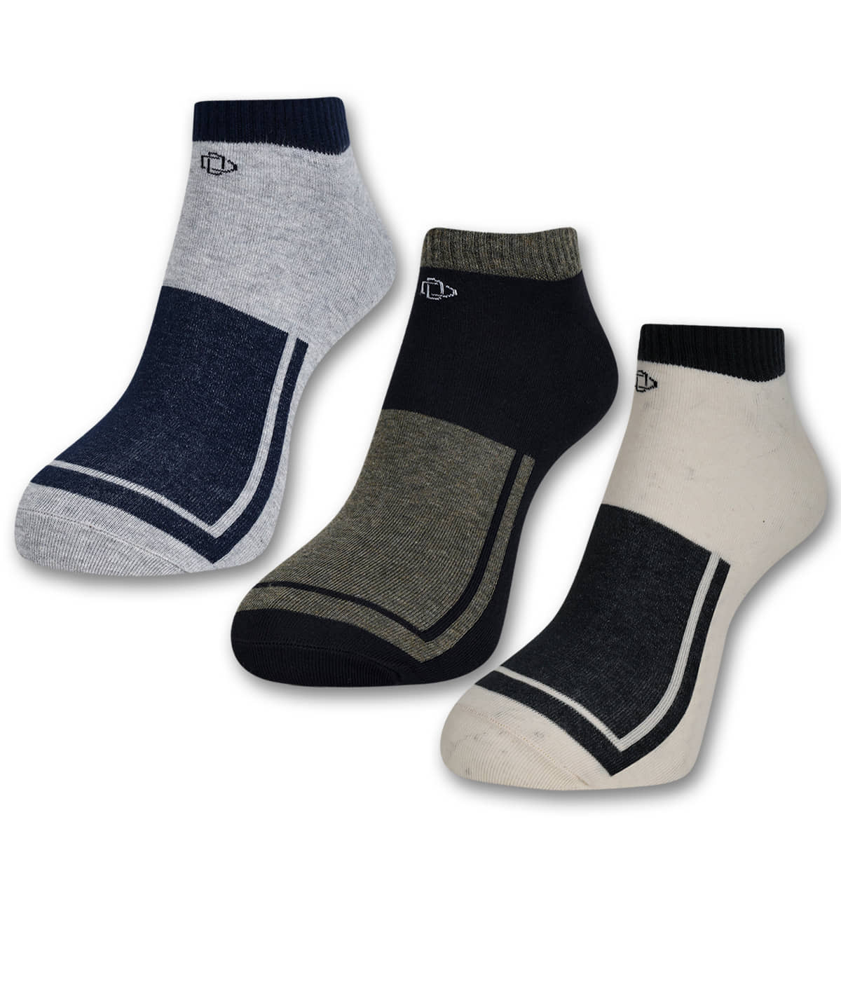 Dollar Cotton Blend Men's Self Design Black Ankle Length Socks ( Pack of 3 ) - Socks | Buy online on ZillyBuy