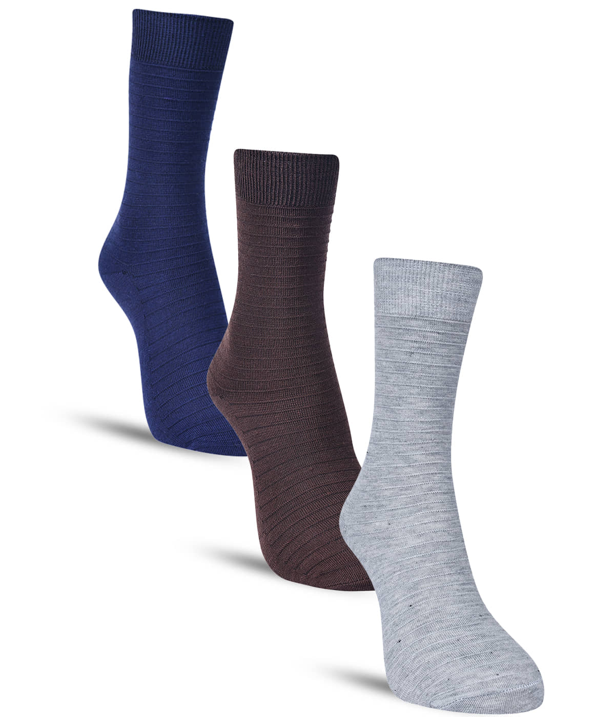 Dollar Cotton Blend Men's Self Design Blue Ankle Length Socks ( Pack of 3 ) - Socks | Buy online on ZillyBuy