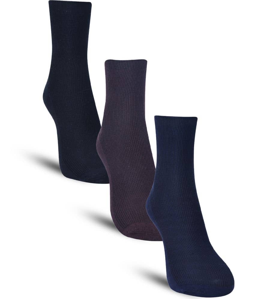 Dollar Cotton Blend Men's Self Design Blue Ankle Length Socks ( Pack of 3 ) - Socks | Buy online on ZillyBuy