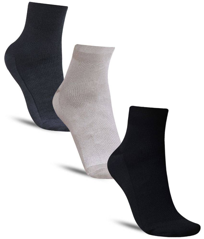 Dollar Cotton Blend Men's Self Design Dark Grey Ankle Length Socks ( Pack of 3 )     			Dollar Cotton Blend Men's Self Design Dark Grey Ankle Length Socks ( Pack of 3 )