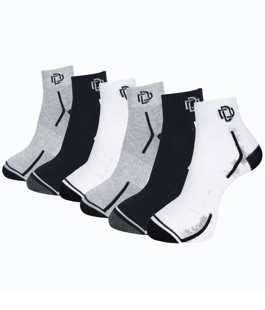 Dollar Cotton Blend Men's Colorblock Dark Grey Ankle Length Socks ( Pack of 9 ) - Socks | Buy online on ZillyBuy