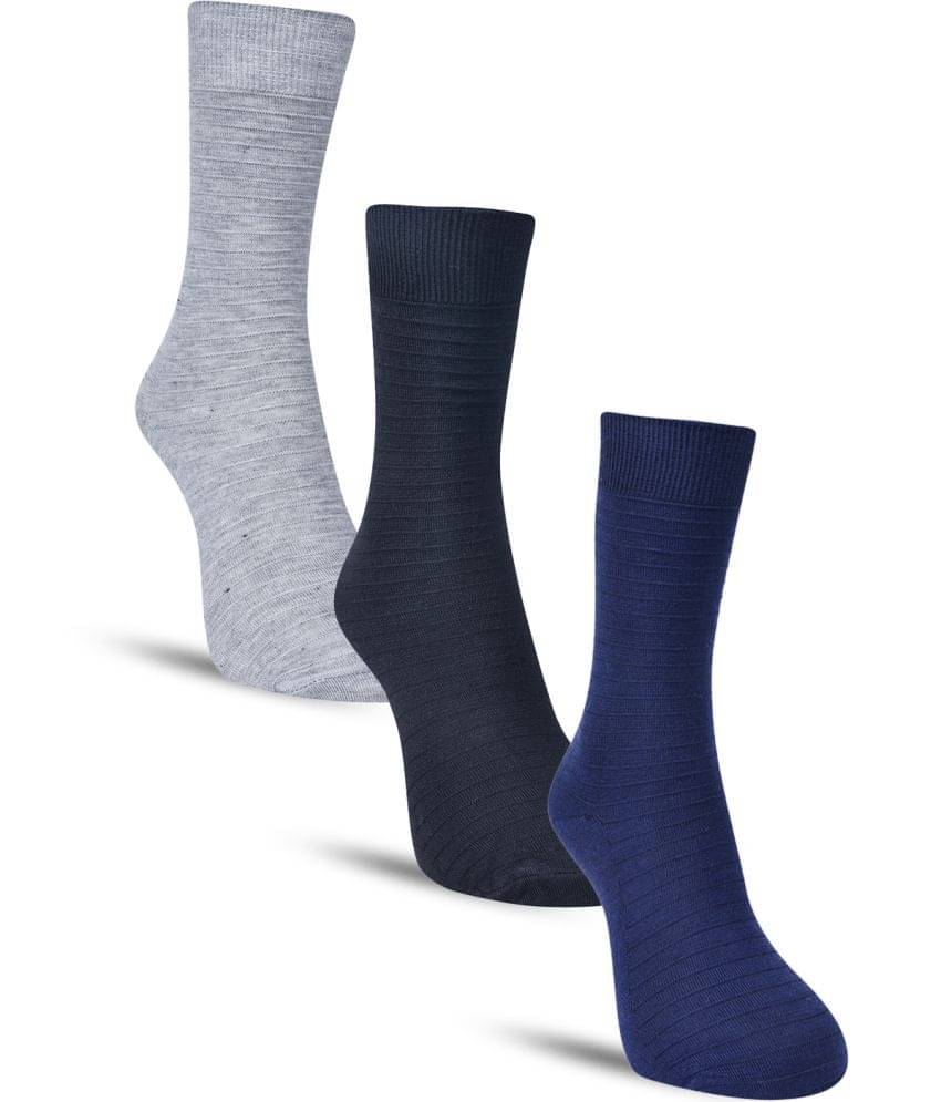 Dollar Cotton Blend Men's Self Design Blue Ankle Length Socks ( Pack of 3 )     			Dollar Cotton Blend Men's Self Design Blue Ankle Length Socks ( Pack of 3 )
